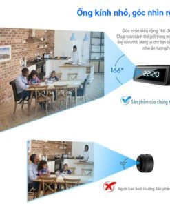 Camera an ninh mini dạng đồng hồ để bàn 4K WiFi - Bảo vệ an ninh nhà cửa giám sát cửa hàng ảnh sản phẩm số 2