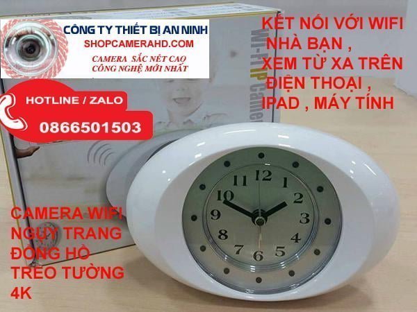 Camera an ninh mini dạng đồng hồ để bàn 4K WiFi – Bảo vệ gia đình quan sát từ xa ảnh sản phẩm số 5 Camera an ninh mini dạng đồng hồ để bàn 4K WiFi - Bảo vệ gia đình quan sát từ xa ảnh sản phẩm số 5