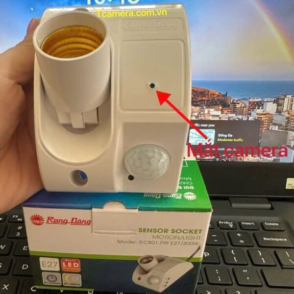 Camera an ninh mini dạng đui đèn cảm ứng 1080P WiFi - An ninh gia đình giám sát cửa hàng ảnh sản phẩm số 18