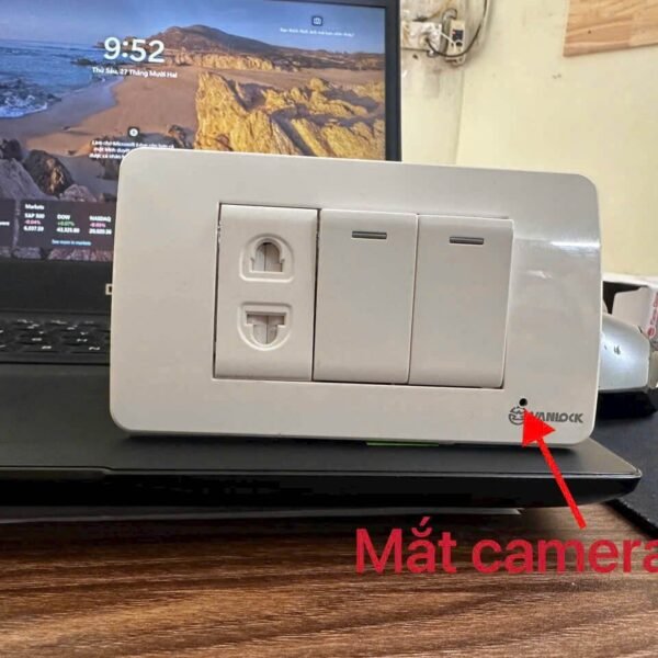 Camera an ninh mini dạng ổ điện âm tường 4K WiFi - Bảo vệ an ninh nhà cửa giám sát cửa hàng