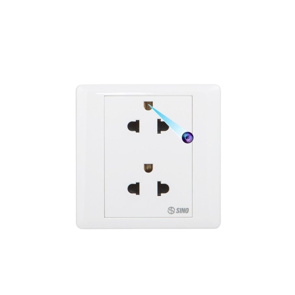 Camera an ninh mini dạng ổ điện âm tường 4K WiFi - Thiết bị an ninh thông minh cho nhà cửa