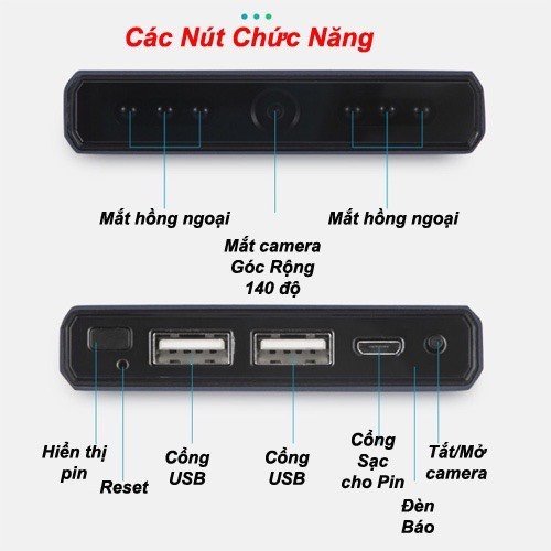 Camera an ninh mini dạng sạc dự phòng H12 4K WiFi – Giám sát an ninh bảo vệ nhà cửa ảnh sản phẩm số 44 Camera an ninh mini dạng sạc dự phòng H12 4K WiFi - Giám sát an ninh bảo vệ nhà cửa ảnh sản phẩm số 44