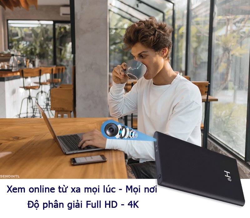 Camera an ninh mini dạng sạc dự phòng H8 4K WiFi – Bảo vệ gia đình quan sát từ xa ảnh sản phẩm số 3 Camera an ninh mini dạng sạc dự phòng H8 4K WiFi - Bảo vệ gia đình quan sát từ xa ảnh sản phẩm số 3