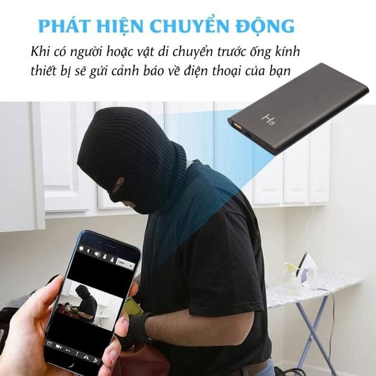 Camera an ninh mini dạng sạc dự phòng H8 4K WiFi – Bảo vệ gia đình quan sát từ xa ảnh sản phẩm số 21 Camera an ninh mini dạng sạc dự phòng H8 4K WiFi - Bảo vệ gia đình quan sát từ xa ảnh sản phẩm số 21