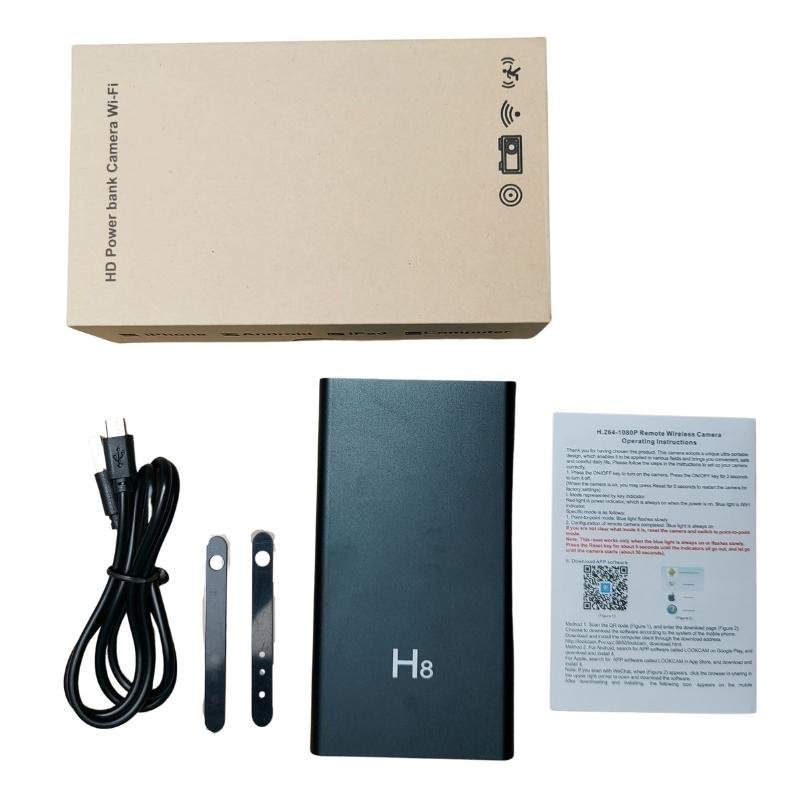 Camera an ninh mini dạng sạc dự phòng H8 4K WiFi – Bảo vệ gia đình quan sát từ xa ảnh sản phẩm số 42 Camera an ninh mini dạng sạc dự phòng H8 4K WiFi - Bảo vệ gia đình quan sát từ xa ảnh sản phẩm số 42
