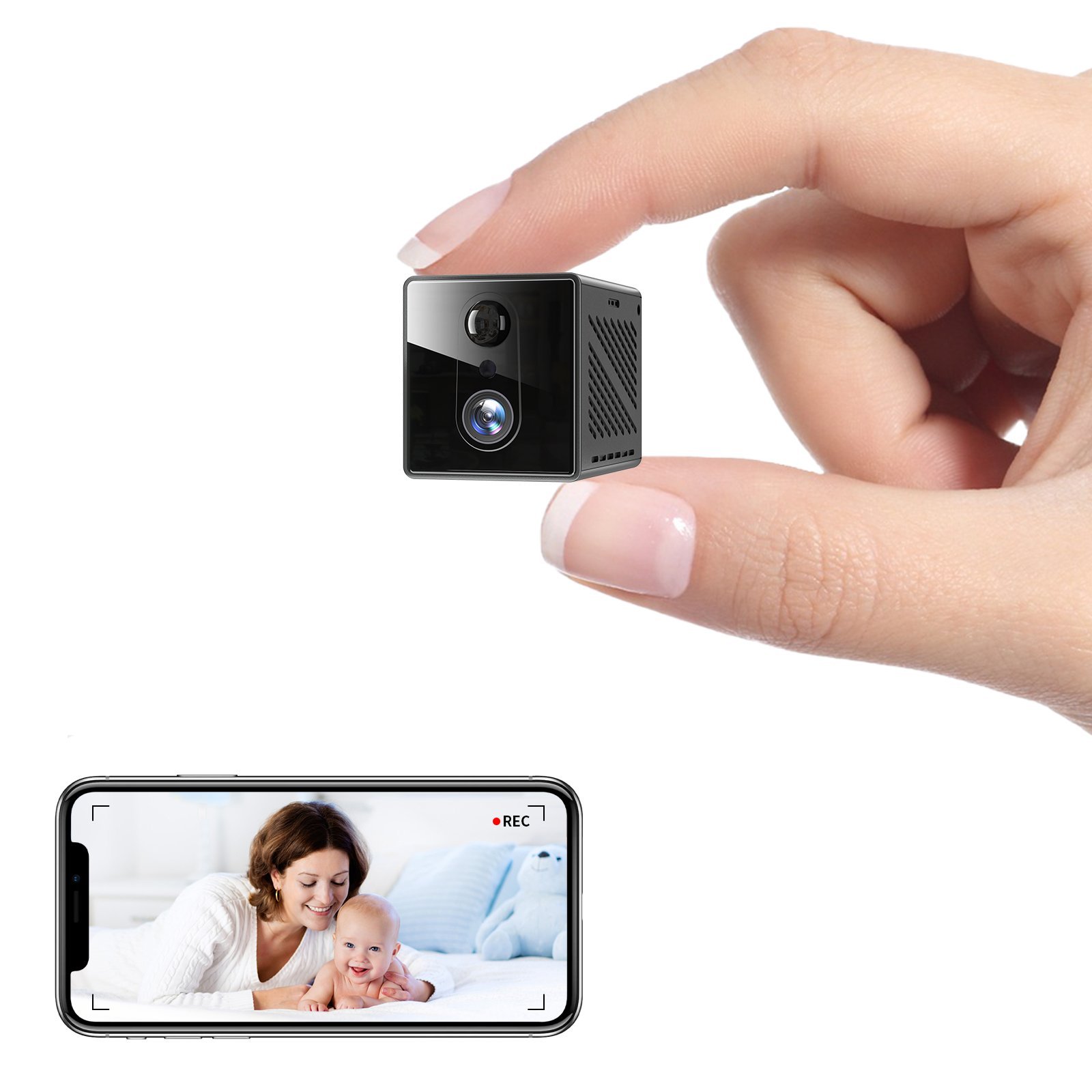 Camera an ninh mini dạng wifi mini 2K WiFi - Giám sát an ninh bảo vệ nhà cửa