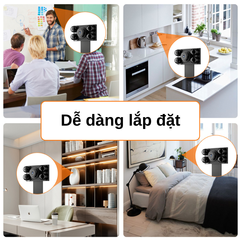 Camera an ninh mini V99P 4K WiFi - Giám sát an ninh bảo vệ nhà cửa ảnh sản phẩm số 2