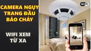 Camera an ninh mini dạng báo khói 4K không dây - Bảo vệ gia đình, quan sát từ xa hình ảnh sản phẩm