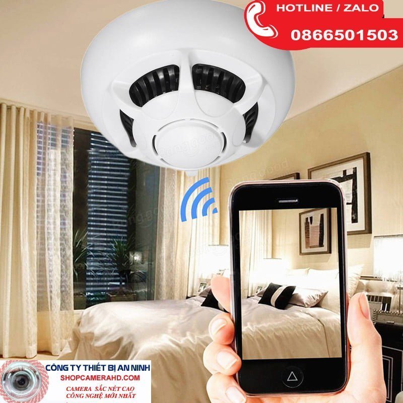 Camera an ninh mini dạng báo khói 4K WiFi - Thiết bị an ninh thông minh cho nhà cửa hình ảnh sản phẩm Camera an ninh mini dạng báo khói 4K WiFi - Thiết bị an ninh thông minh cho nhà cửa hình ảnh sản phẩm