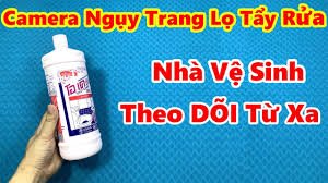 Camera an ninh mini dạng chai vệ sinh bồn cầu 4K WiFi - Bảo vệ gia đình, quan sát từ xa hình ảnh sản phẩm