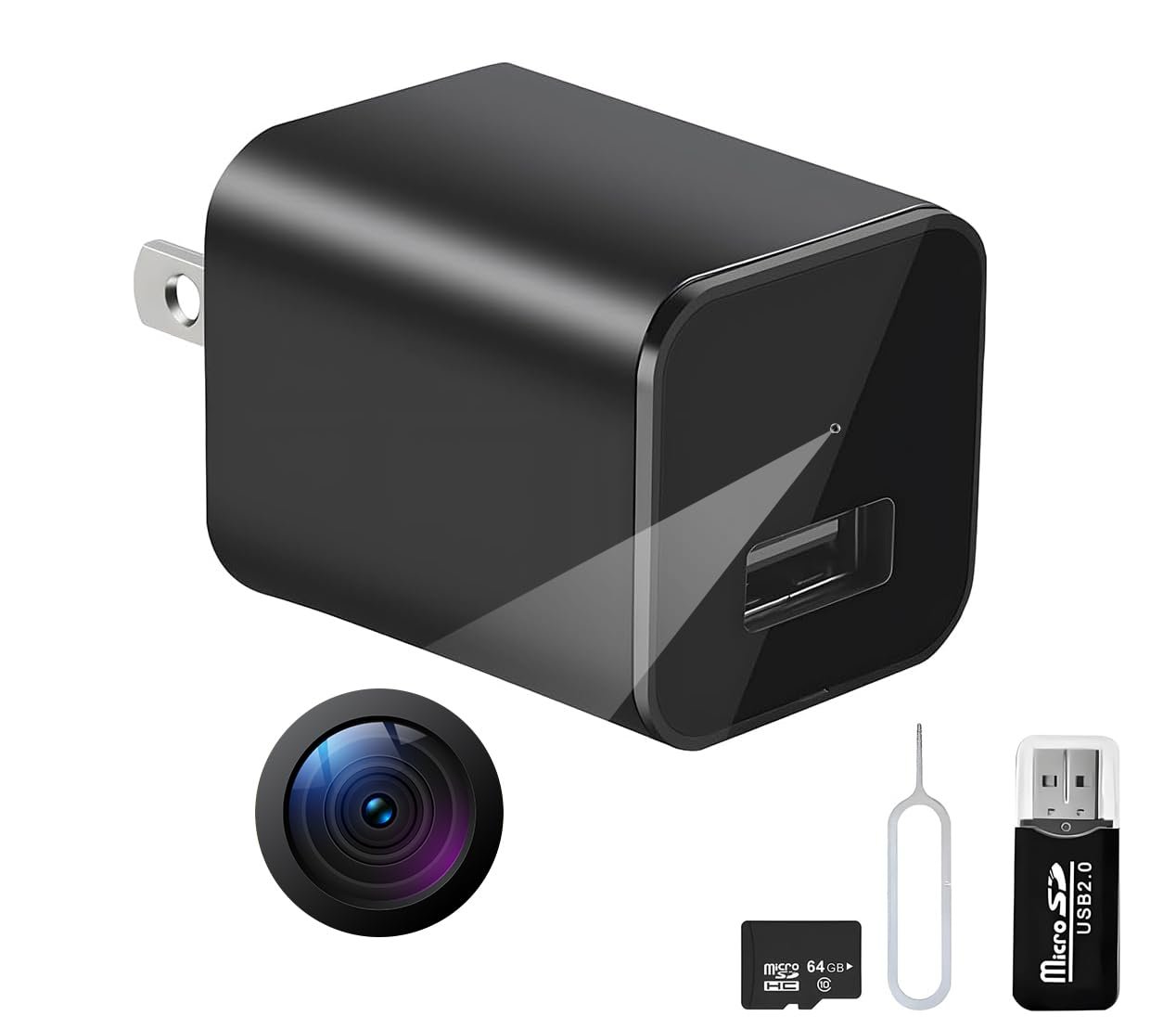 Camera an ninh mini dạng cốc sạc iPhone 4K WiFi - Giải pháp quan sát từ xa, an ninh gia đình hình ảnh sản phẩm Camera an ninh mini dạng cốc sạc iPhone 4K WiFi - Giải pháp quan sát từ xa, an ninh gia đình hình ảnh sản phẩm