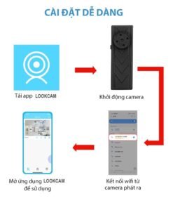 Camera an ninh mini dạng cúc áo 4K không dây - Thiết bị an ninh thông minh cho nhà cửa hình ảnh sản phẩm Camera an ninh mini dạng cúc áo 4K không dây - Thiết bị an ninh thông minh cho nhà cửa hình ảnh sản phẩm
