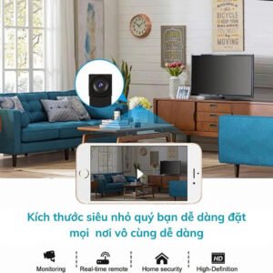 Camera an ninh mini dạng cúc áo V11 1080P WiFi - Giám sát nhà cửa và bảo vệ tài sản hình ảnh sản phẩm