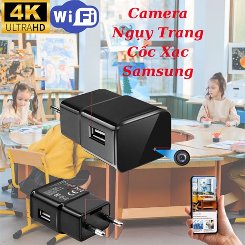 Camera an ninh mini dạng cục sạc Samsung 1080P không dây - An ninh gia đình, giám sát cửa hàng hình ảnh sản phẩm