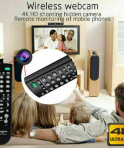 Camera an ninh mini dạng điều khiển tivi 4K WiFi - Thiết bị an ninh thông minh cho nhà cửa hình ảnh sản phẩm