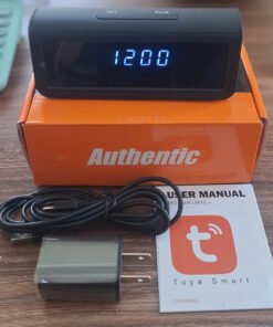 Camera an ninh mini dạng đồng hồ để bàn 4K WiFi - Bảo vệ an ninh nhà cửa, giám sát cửa hàng hình ảnh sản phẩm