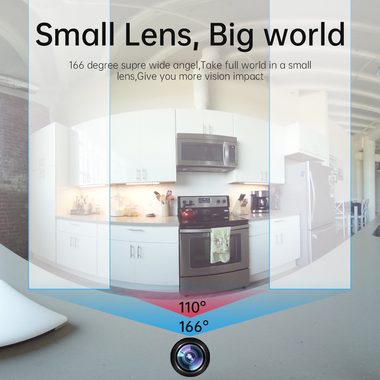 Camera an ninh mini dạng đồng hồ để bàn 4K WiFi - Giải pháp quan sát từ xa, an ninh gia đình hình ảnh sản phẩm