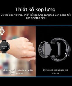Camera an ninh mini dạng đồng hồ đeo tay 1080P WiFi - An ninh gia đình, giám sát cửa hàng hình ảnh sản phẩm