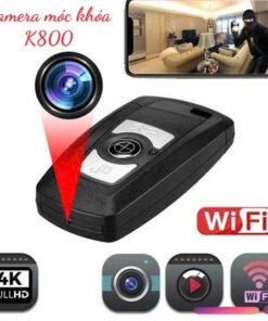 Camera an ninh mini dạng móc khóa ô tô 4K WiFi - Thiết bị an ninh thông minh cho nhà cửa hình ảnh sản phẩm