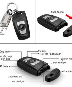 Camera an ninh mini dạng móc khóa ô tô 4K WiFi - Thiết bị an ninh thông minh cho nhà cửa hình ảnh sản phẩm