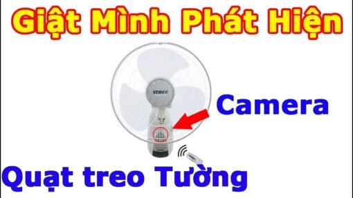 Camera an ninh mini dạng quạt treo tường 4K WiFi - Thiết bị an ninh thông minh cho nhà cửa hình ảnh sản phẩm