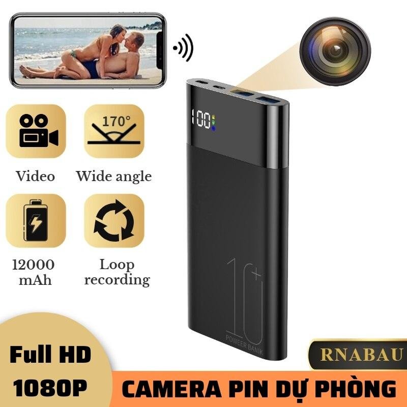 Camera an ninh mini dạng sạc dự phòng H20 Pro Full HD WiFi - An ninh gia đình, giám sát cửa hàng hình ảnh sản phẩm