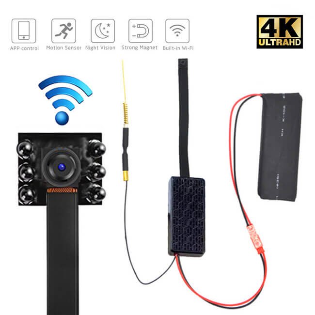 Camera an ninh mini V99Plus 4K WiFi - Giải pháp quan sát từ xa, an ninh gia đình hình ảnh sản phẩm