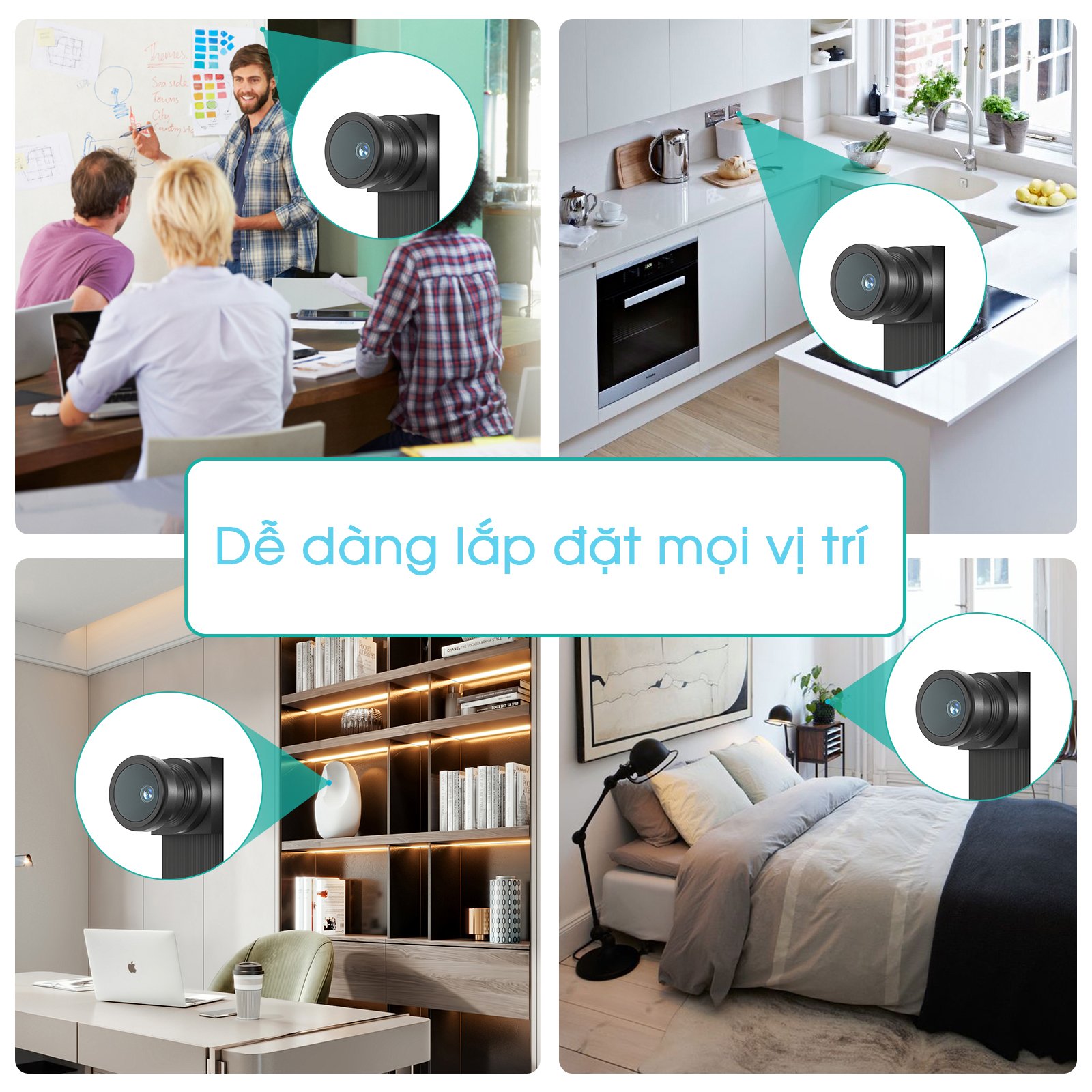 Camera an ninh mini V99X Pro 4K WiFi - Giải pháp quan sát từ xa, an ninh gia đình hình ảnh sản phẩm Camera an ninh mini V99X Pro 4K WiFi - Giải pháp quan sát từ xa, an ninh gia đình hình ảnh sản phẩm