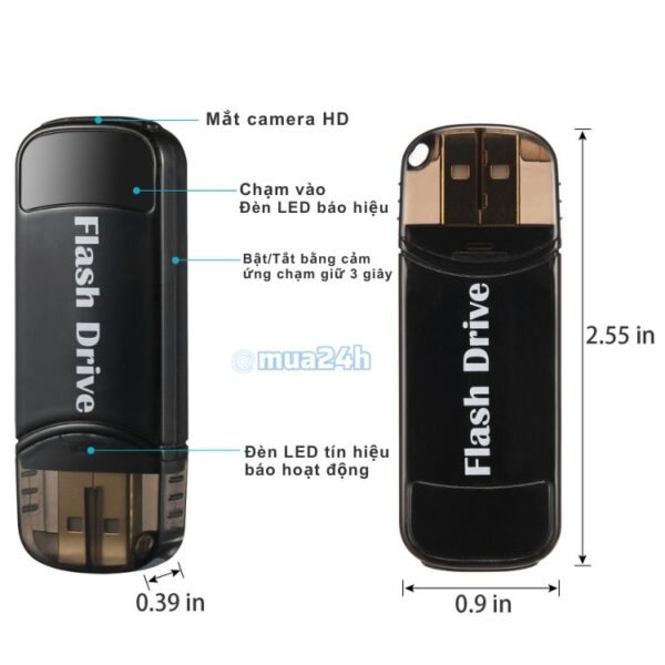 Camera USB Nhỏ Gọn F1 1080P – Ghi Hình Cá Nhân Có Thông Báo – ảnh sản phẩm 5