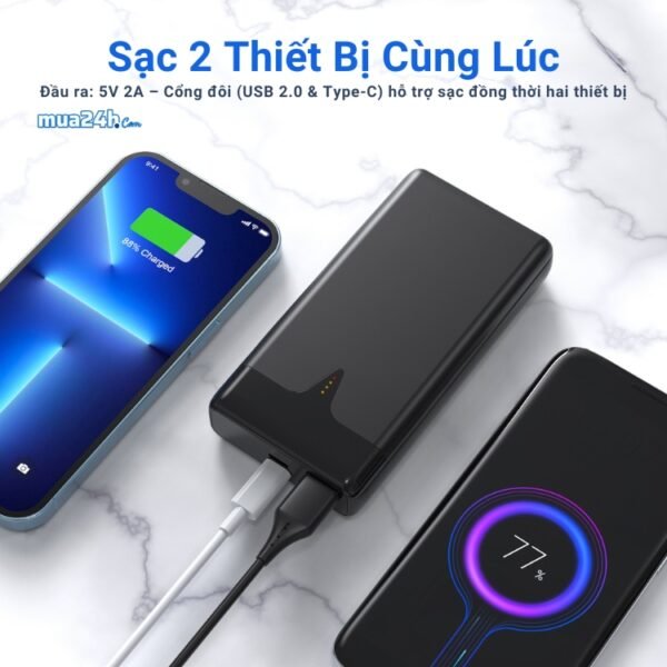 Sạc Dự Phòng Tích Hợp Camera X500 WiFi 4K – Quan Sát Tài Sản Có Thông Báo – ảnh sản phẩm 5