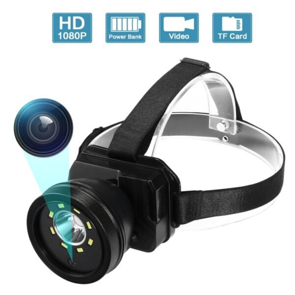 Đèn Pin Đội Đầu Tích Hợp Camera X700 1080P – Ghi Hình Cá Nhân Có Thông Báo – ảnh sản phẩm 3
