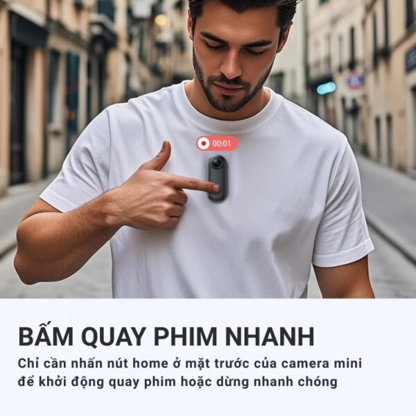 Camera Hành Động Nhỏ Gọn X763 WiFi 1080P – Ghi Hình Cá Nhân Có Thông Báo – ảnh sản phẩm 5