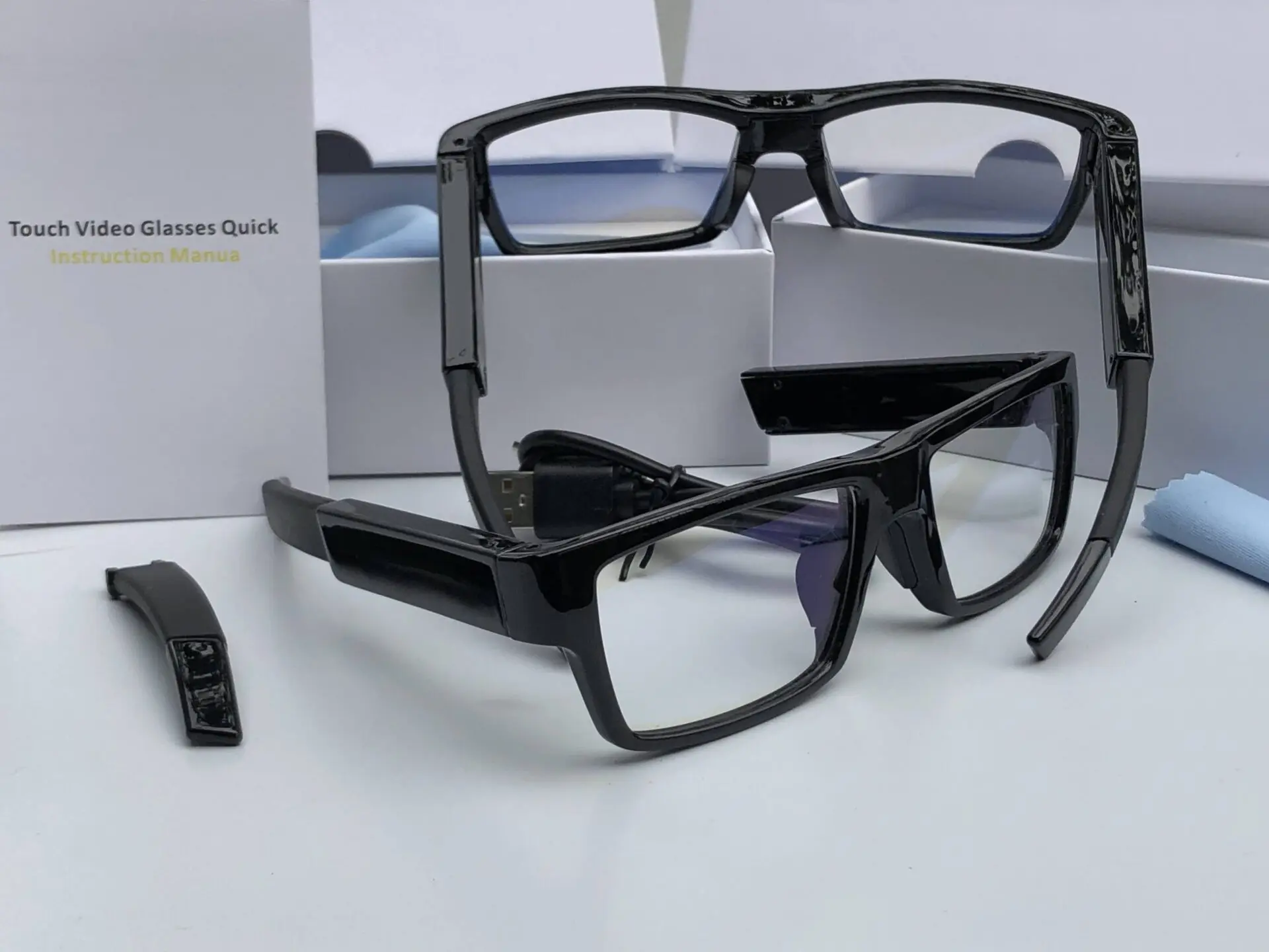 Mắt Kính Tích Hợp Camera HQS 1080P – Ghi Hình Cá Nhân Có Thông Báo