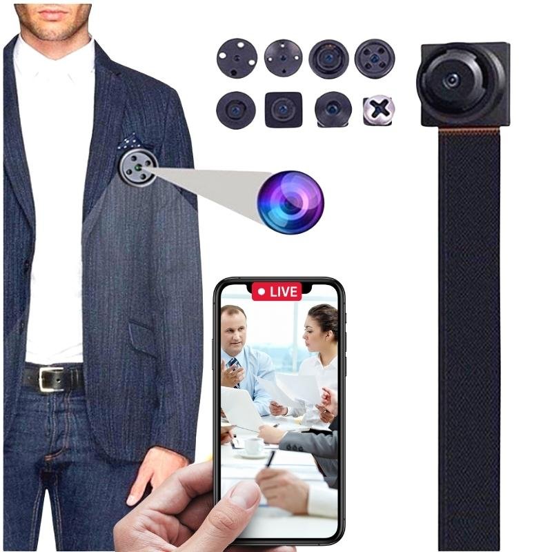 Camera Mini Nhỏ Gọn HQ-V99 WiFi 4K – Quan Sát Tài Sản Có Thông Báo