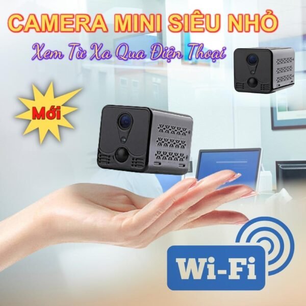Camera Mini Nhỏ Gọn X7D WiFi – Quan Sát Tài Sản Có Thông Báo – ảnh sản phẩm 1