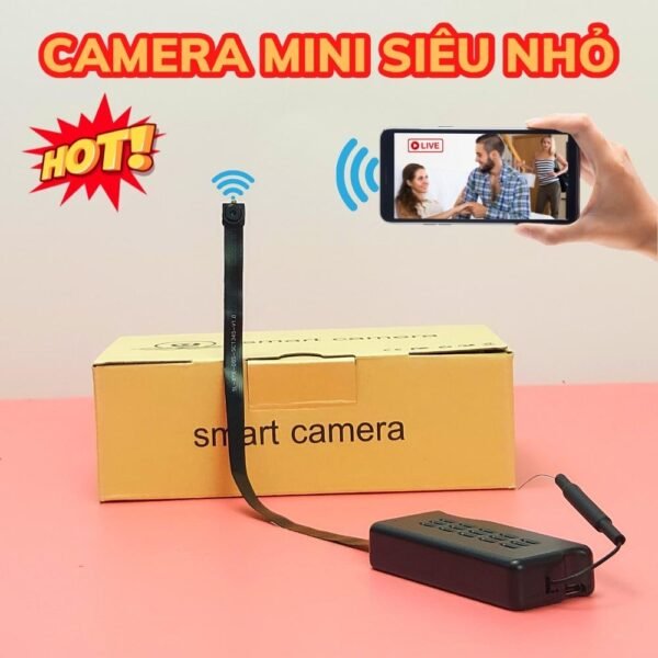 Camera Mini Nhỏ Gọn HQX99 WiFi 1080P – Quan Sát Tài Sản Có Thông Báo – ảnh sản phẩm 1