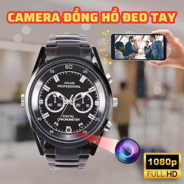 Đồng Hồ Đeo Tay Tích Hợp Camera S13 1080P – Ghi Hình Cá Nhân Có Thông Báo – ảnh sản phẩm 2