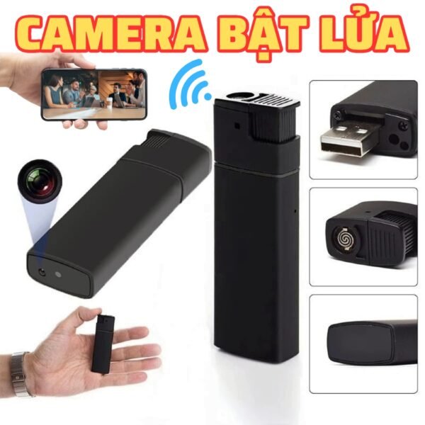 Thiết Bị Dạng Bật Lửa Tích Hợp Camera Q9 Pro WiFi 4K – Ghi Hình Cá Nhân Có Thông Báo – ảnh sản phẩm 2