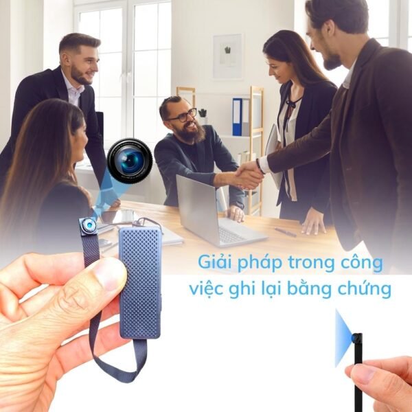 Camera Mini Nhỏ Gọn HQS99 4K – Quan Sát Tài Sản Có Thông Báo – ảnh sản phẩm 3