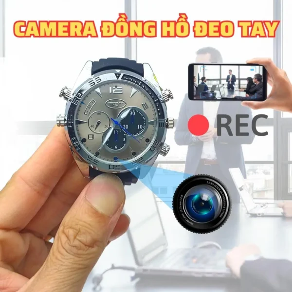Đồng Hồ Đeo Tay Tích Hợp Camera S12 1080P – Ghi Hình Cá Nhân Có Thông Báo – ảnh sản phẩm 1