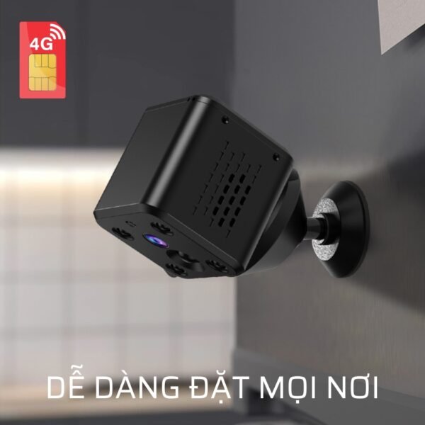 Camera Mini Nhỏ Gọn X73 SIM 4G 1080P – Quan Sát Tài Sản Có Thông Báo – ảnh sản phẩm 5