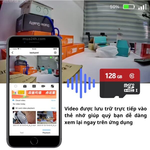 Camera Mini Nhỏ Gọn X74 SIM 4G 1080P – Quan Sát Tài Sản Có Thông Báo – ảnh sản phẩm 3