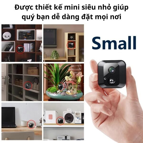 Camera Mini Nhỏ Gọn X74 SIM 4G 1080P – Quan Sát Tài Sản Có Thông Báo – ảnh sản phẩm 5