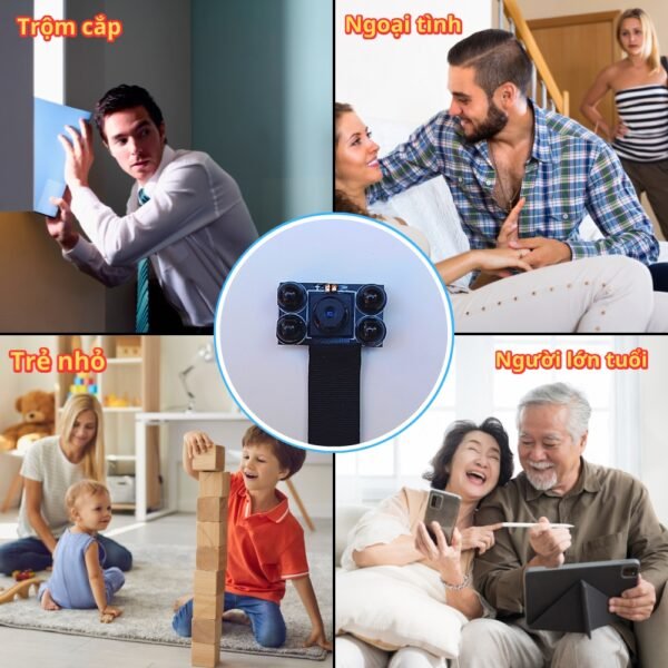 Camera Mini Nhỏ Gọn HQV99 Pro 4K – Quan Sát Tài Sản Có Thông Báo – ảnh sản phẩm 6