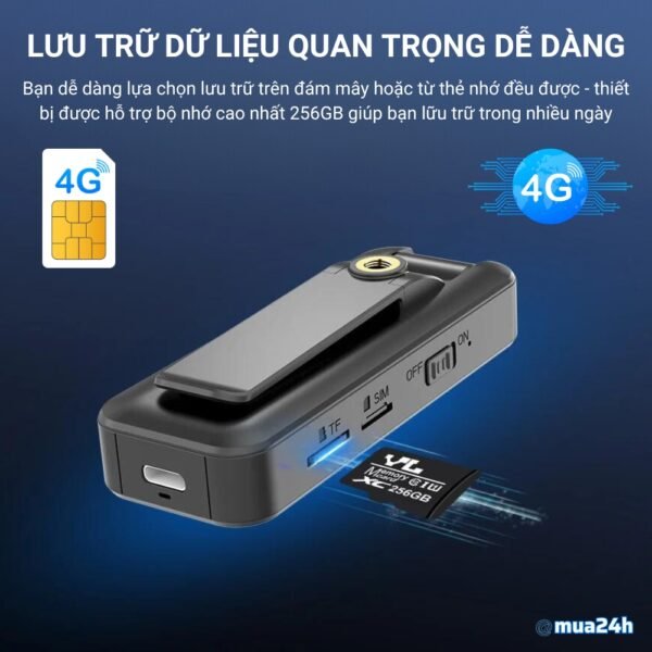 Camera Hành Trình X75 SIM 4G – Ghi Hình Cá Nhân Có Thông Báo – ảnh sản phẩm 6