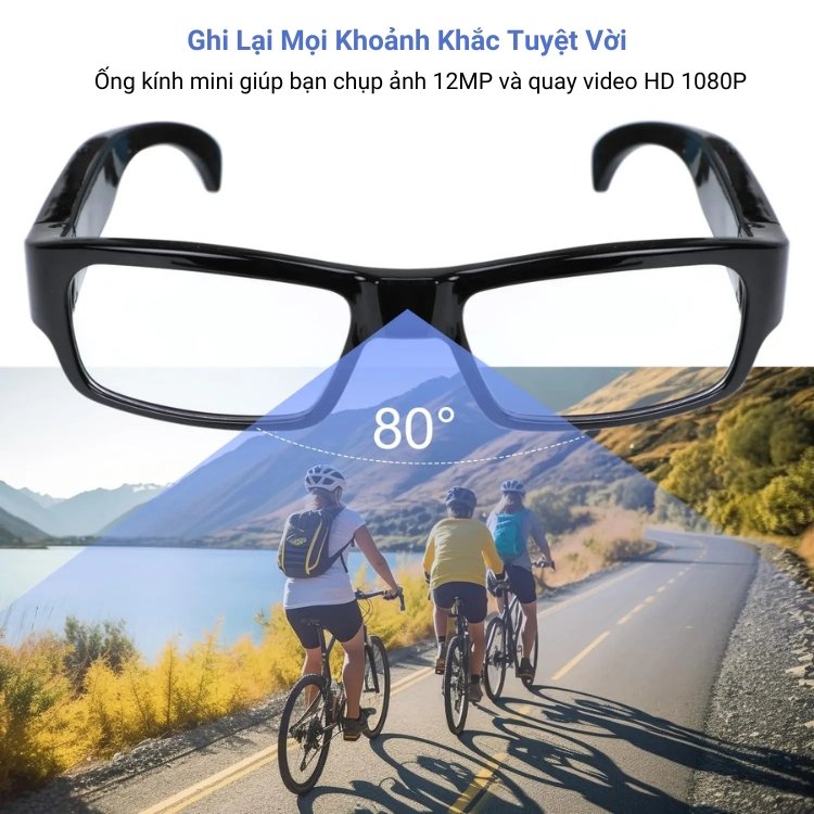Mắt Kính Tích Hợp Camera G7 1080P – Ghi Hình Cá Nhân Có Thông Báo – ảnh sản phẩm 3
