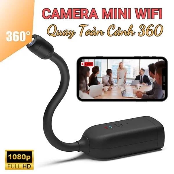 Camera Mini Nhỏ Gọn HQ8 WiFi 1080P – Quan Sát Tài Sản Có Thông Báo – ảnh sản phẩm 1