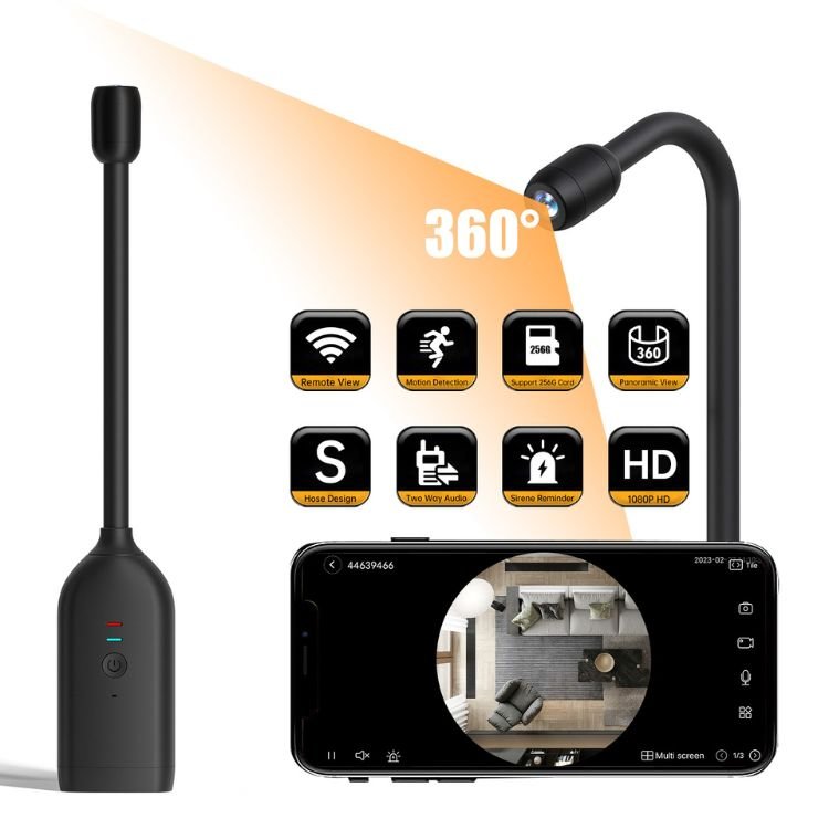 Camera Mini Nhỏ Gọn HQ8 WiFi 1080P – Quan Sát Tài Sản Có Thông Báo – ảnh sản phẩm 6